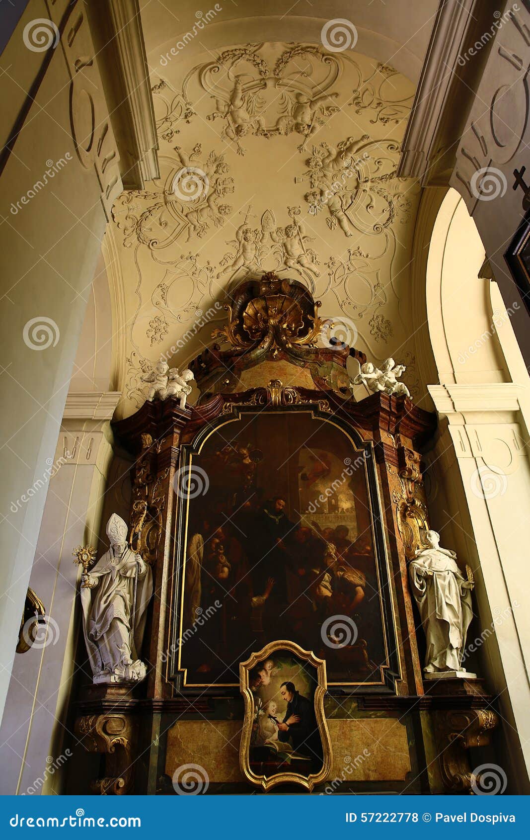 圣托马斯教会(捷克：Kostel SvatÃ©ho TomÃ ¡ Å ¡ E)是MalÃ ¡的Strana，布拉格，捷克一个 ...