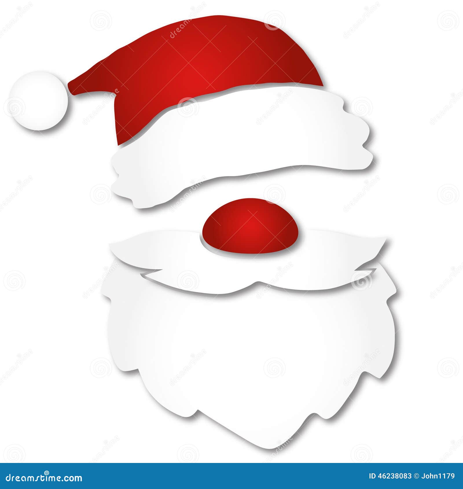 圣诞节排版背景。圣诞老人的胡子。矢量图背景图片素材_ID:141513455-Veer图库