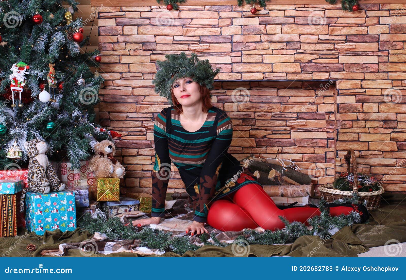 创意圣诞头饰发型美女摄影高清jpg图片免费下载_编号vo3ho3j0v_图精灵