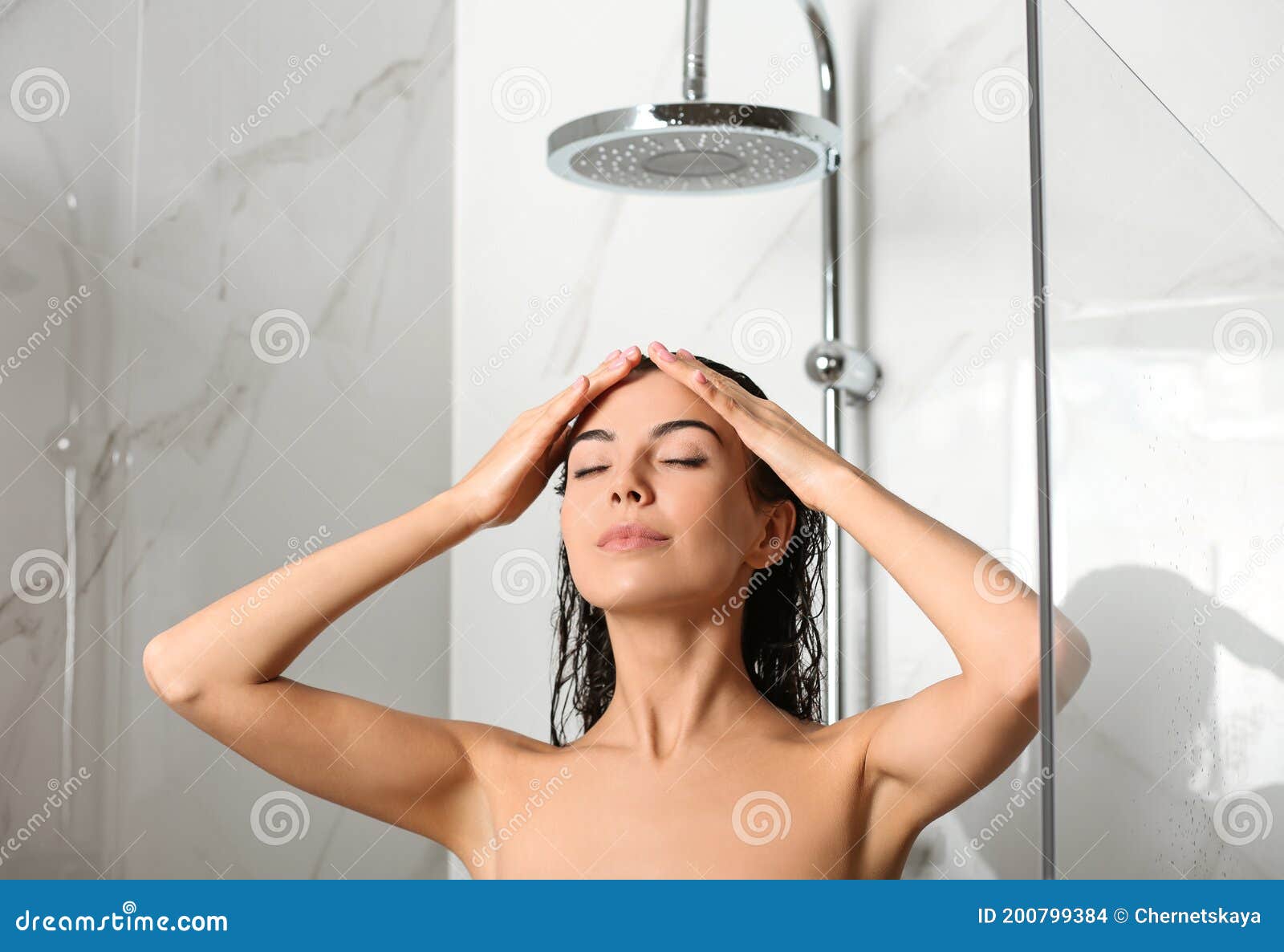 性感清纯美女浴室湿身诱惑高清私房写真图片(2)_配图网