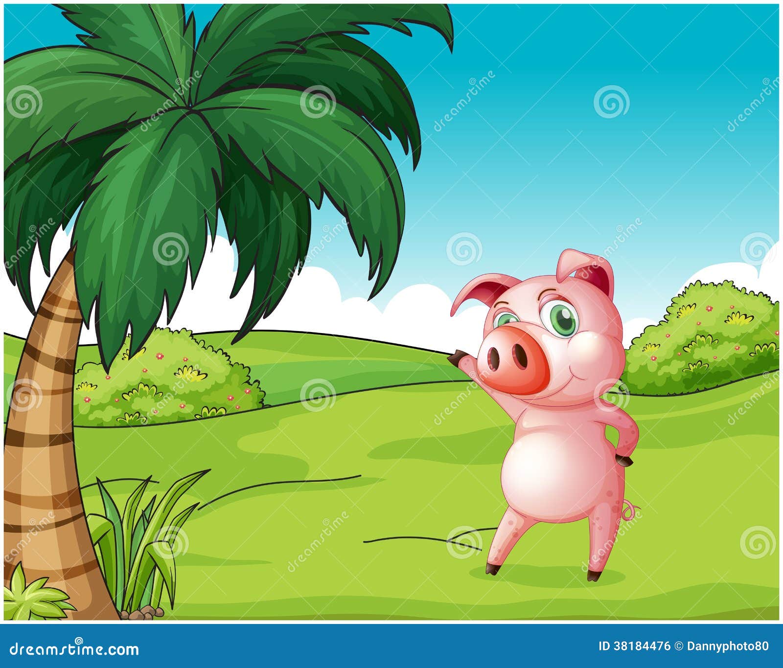卡通农场猪图片素材-编号39409272-图行天下