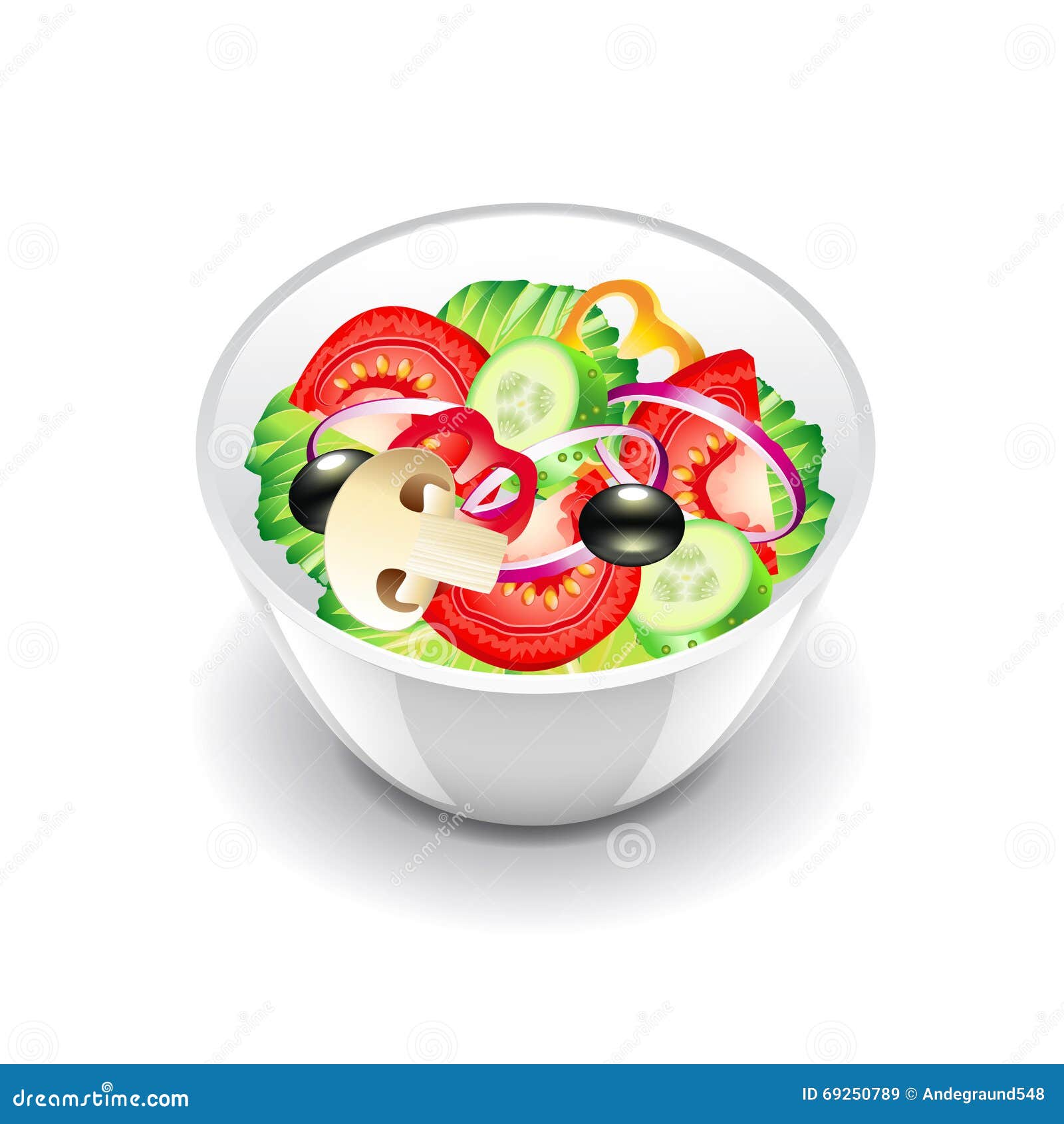 蔬菜沙拉，矢量图 蔬菜掉进盘子里 向量例证. 插画 包括有 胡椒, 新鲜, 产品, 饮食, 简单, 午餐 - 158158308