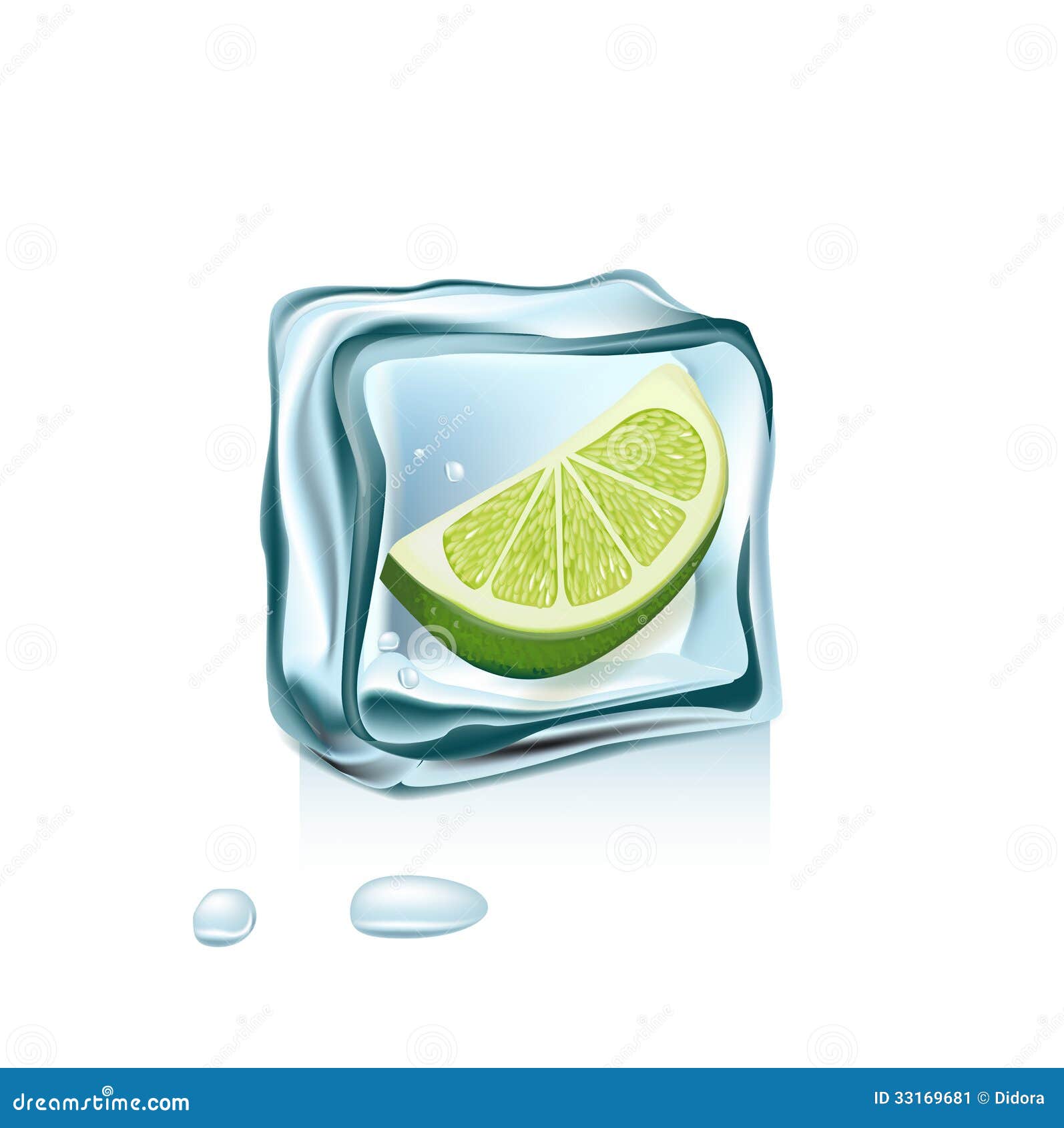 冰块里的柠檬片图片素材-编号02157226-图行天下