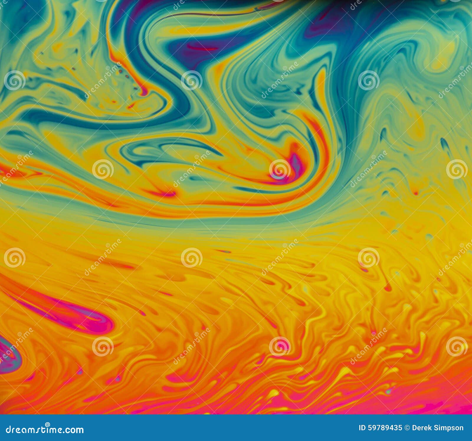 多彩多姿的荧光的肥皂泡摘要背景. 由肥皂泡反射的光做的荧光的抽象背景