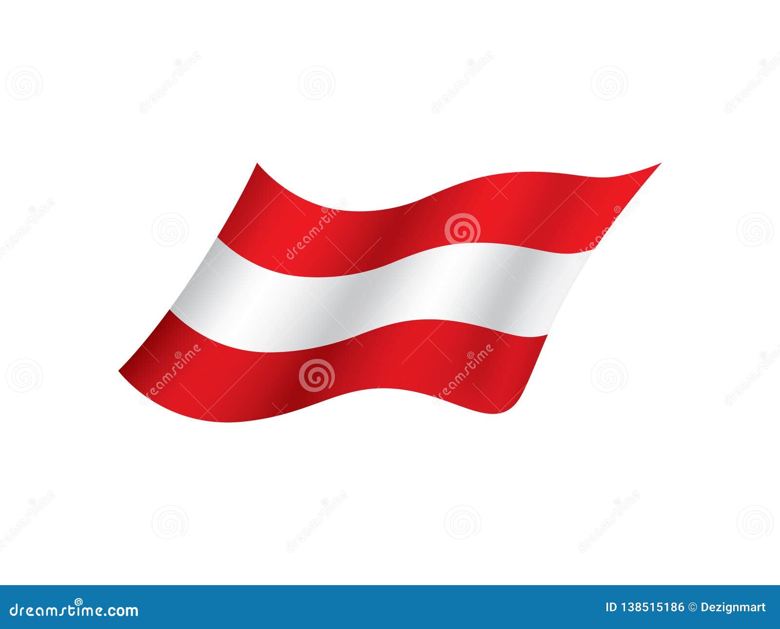 透明背景下奥地利3D真实飘动旗帜 奥地利共和国国旗，用于您的网站设计、徽标 向量例证 - 插画 包括有 徽标, 国家: 170565453