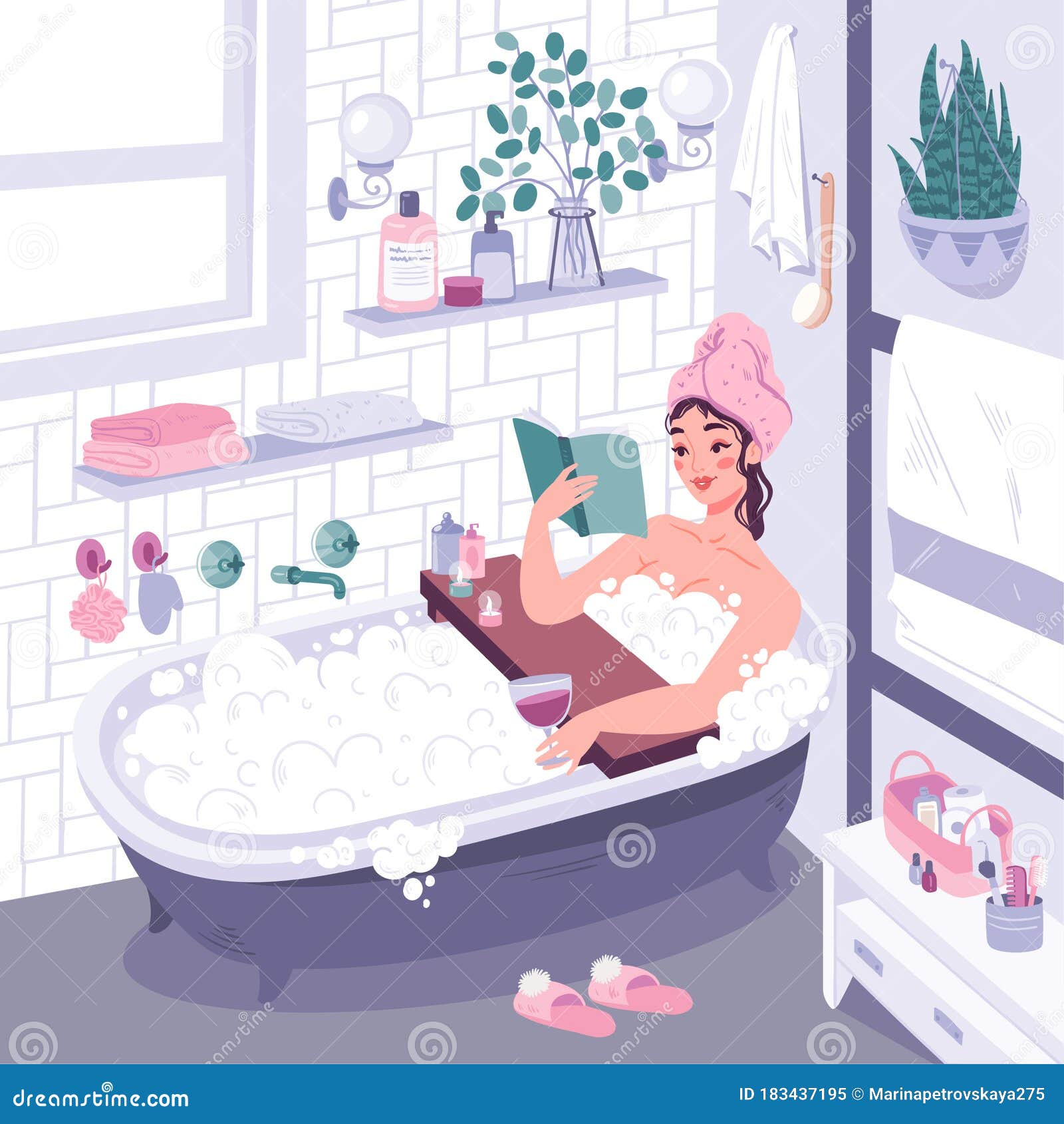 洗澡澡 睡觉觉|插画|儿童插画|亲心优品 - 原创作品 - 站酷 (ZCOOL)
