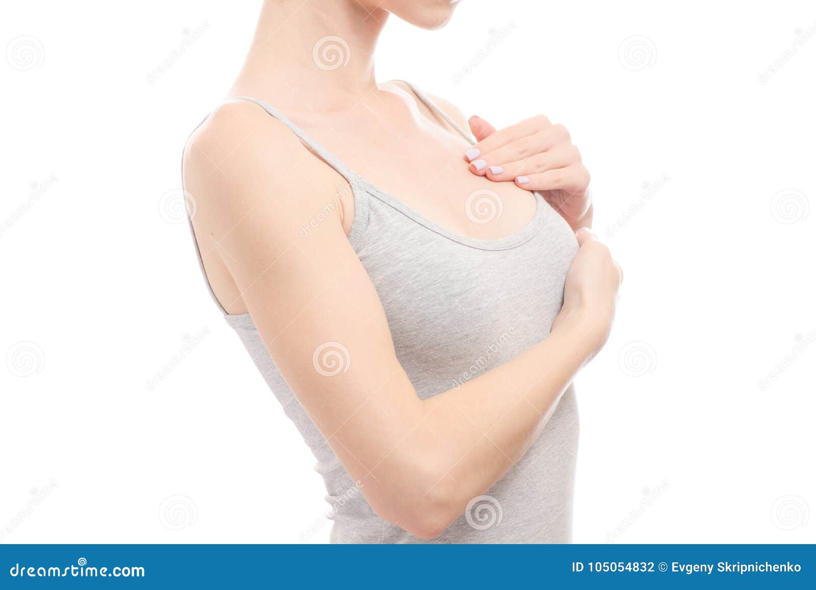 女性乳房健康乳房专家被隔绝 库存图片. 图片 包括有 生活方式, 裸体, 赤裸, 干净, 白种人, 成人 - 105054557