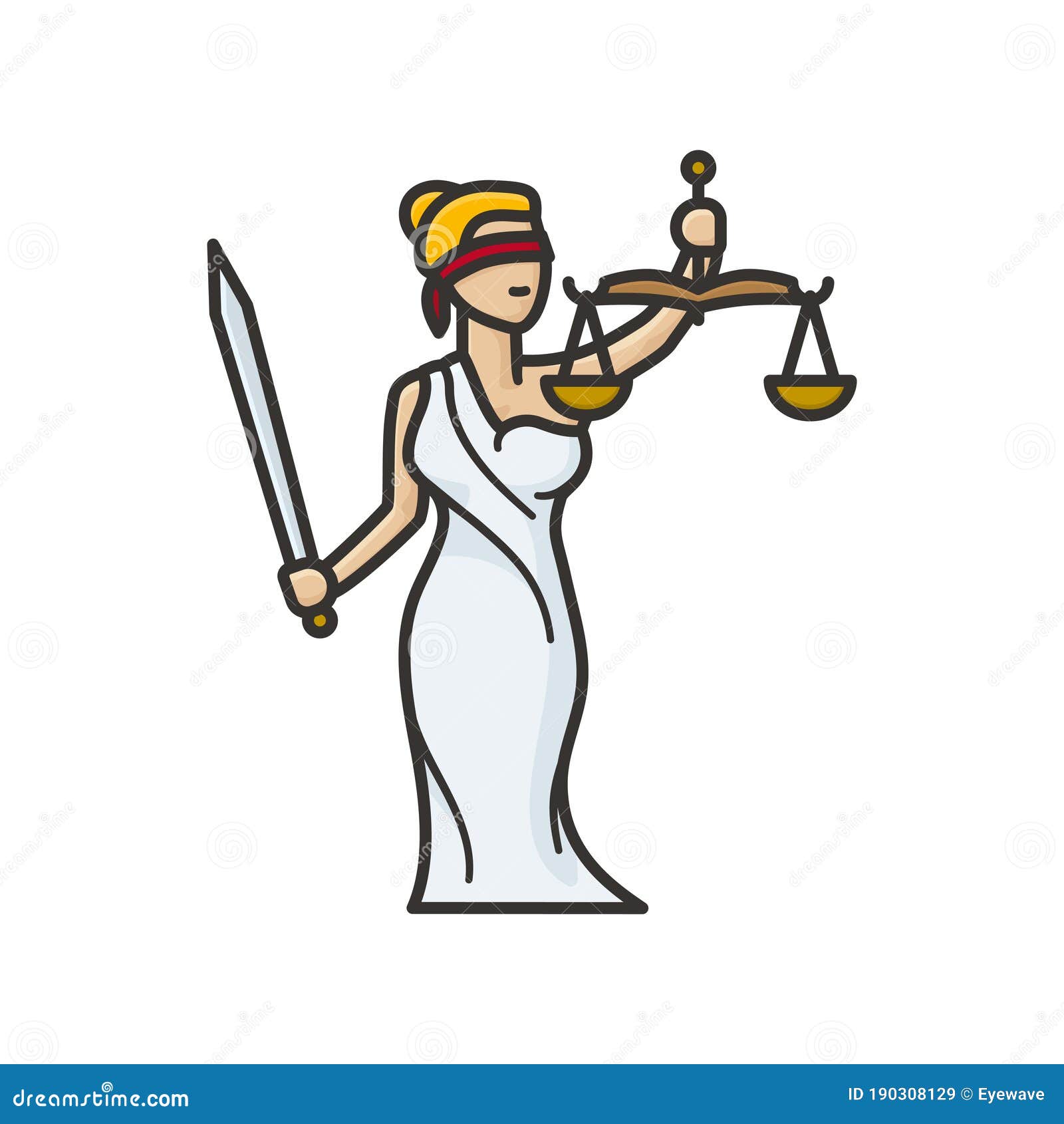 Scales Of Justice Lady Clip Art