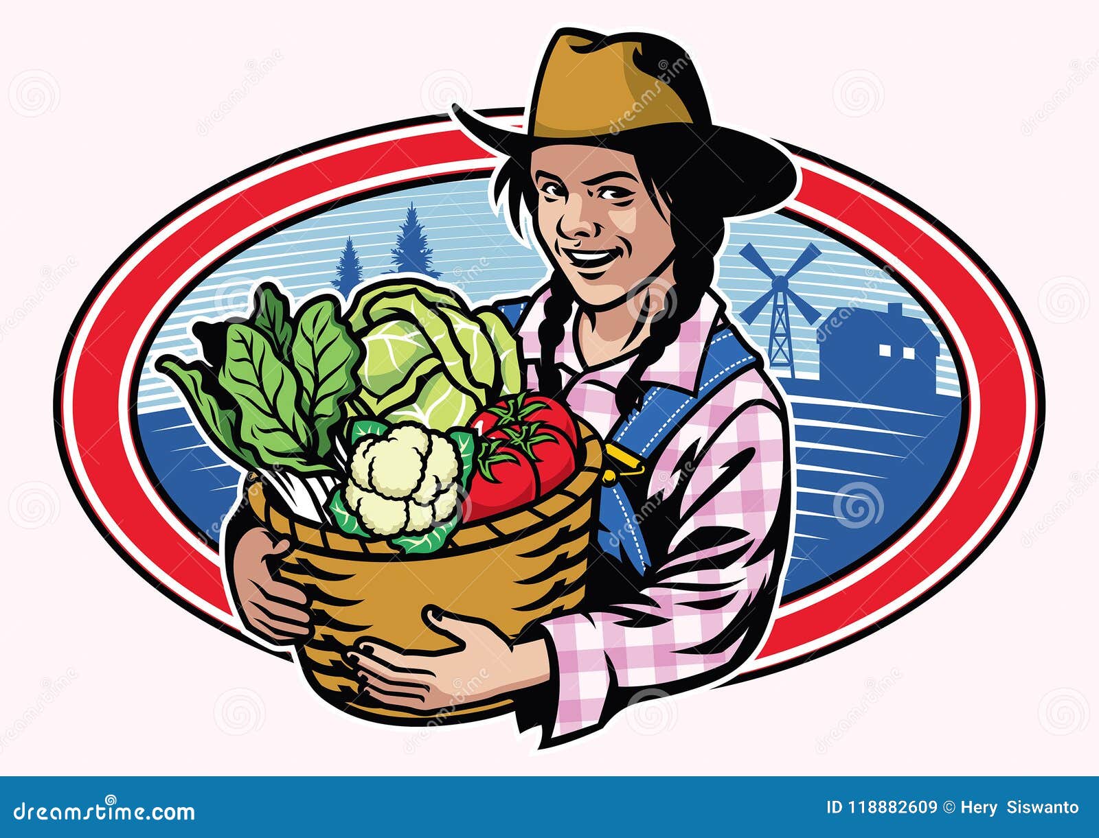 举行收获题材1的妇女农夫 向量例证. 插画 包括有 果子, 衣裳, 蔬菜, 健康, 藏品, 食物, 查出 - 113211610