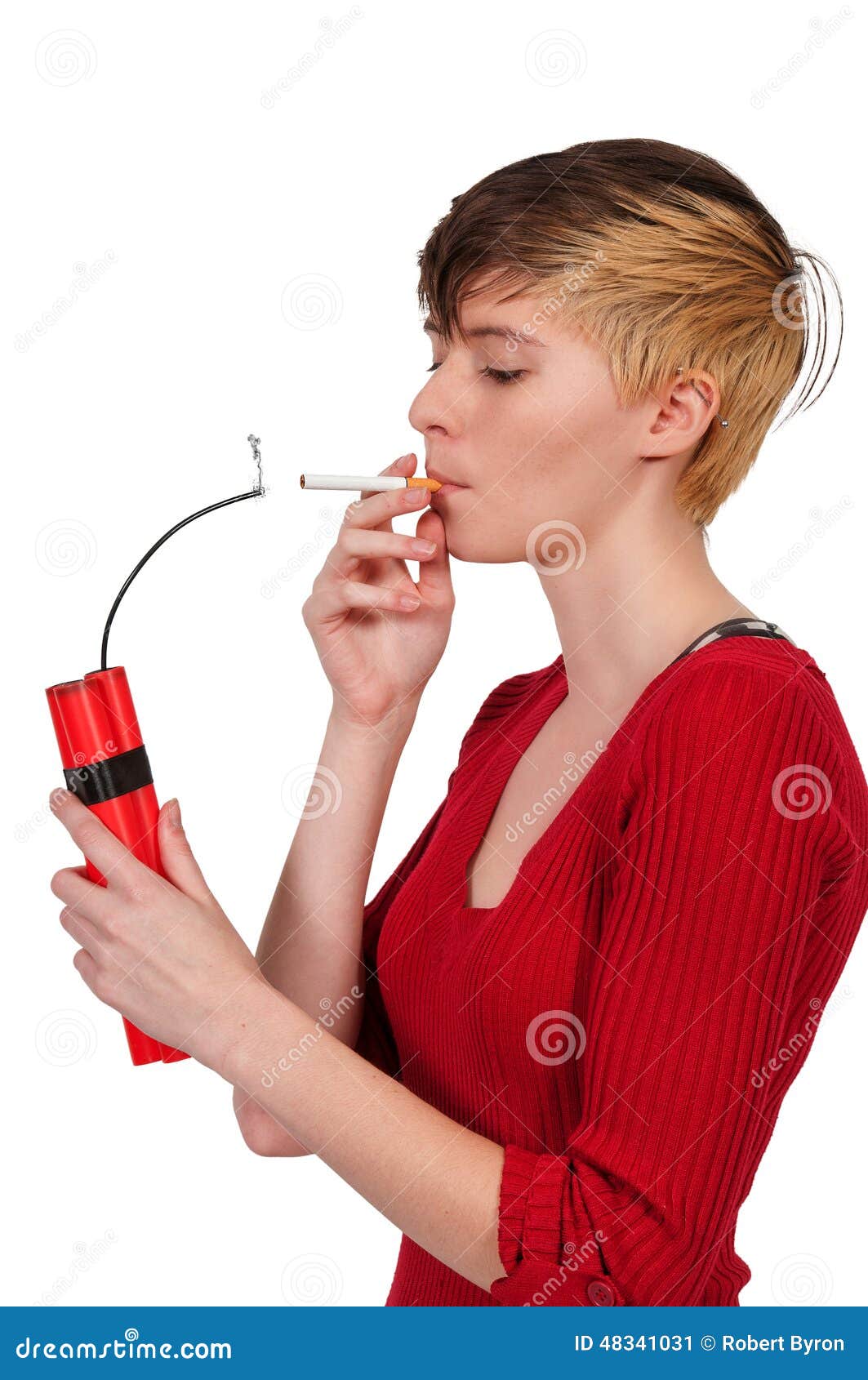 花束吸烟者郁金香花瓶妇女 库存照片. 图片 包括有 有吸引力的, 工作室, 白种人, 抽烟, 相当, 纵向 - 19223578