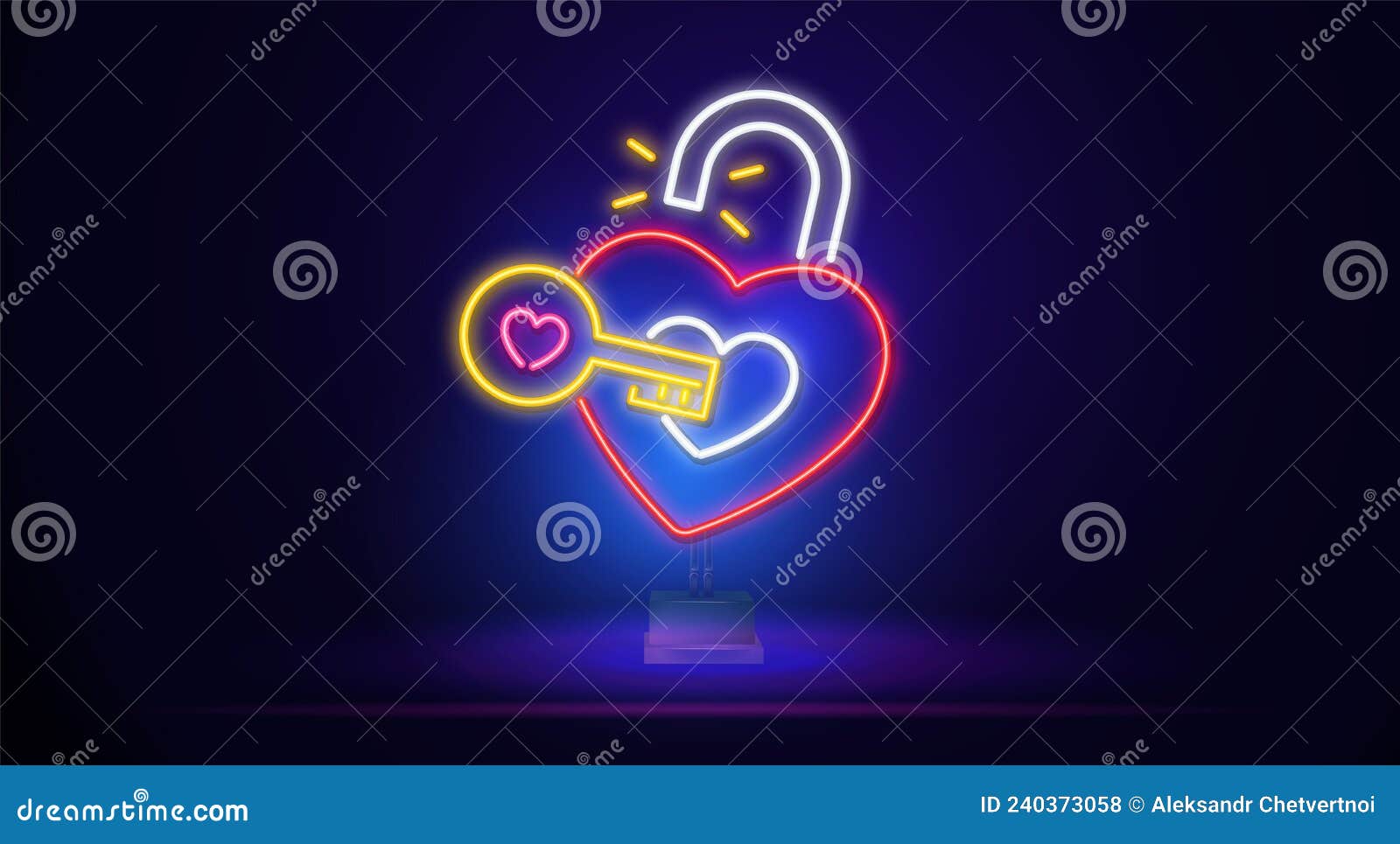 钥匙把心隔离在白色上。情人节的概念。插画图片素材_ID:411076599-Veer图库
