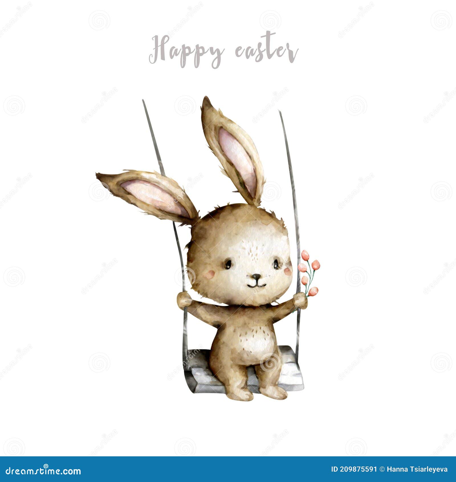 复活节兔子与破壳的小鸡插图(复活节、兔子、鸡、鸡蛋、彩蛋、胡萝卜、花纹)儿童插图_北极熊素材库