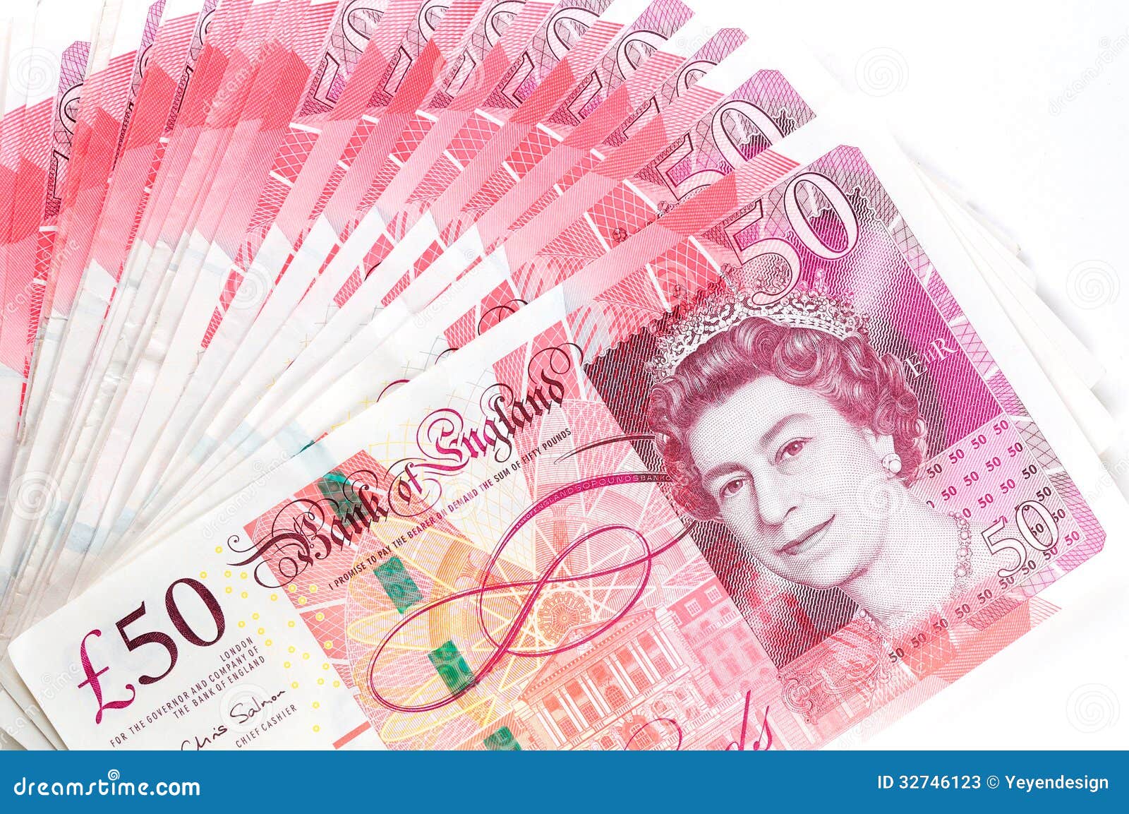 United Kingdom new 50-pound note (B206a) reported for introduction on ...