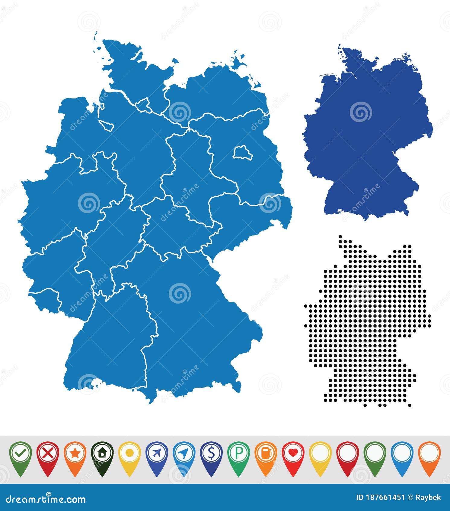 德国地形图 - 德国地图 - 地理教师网