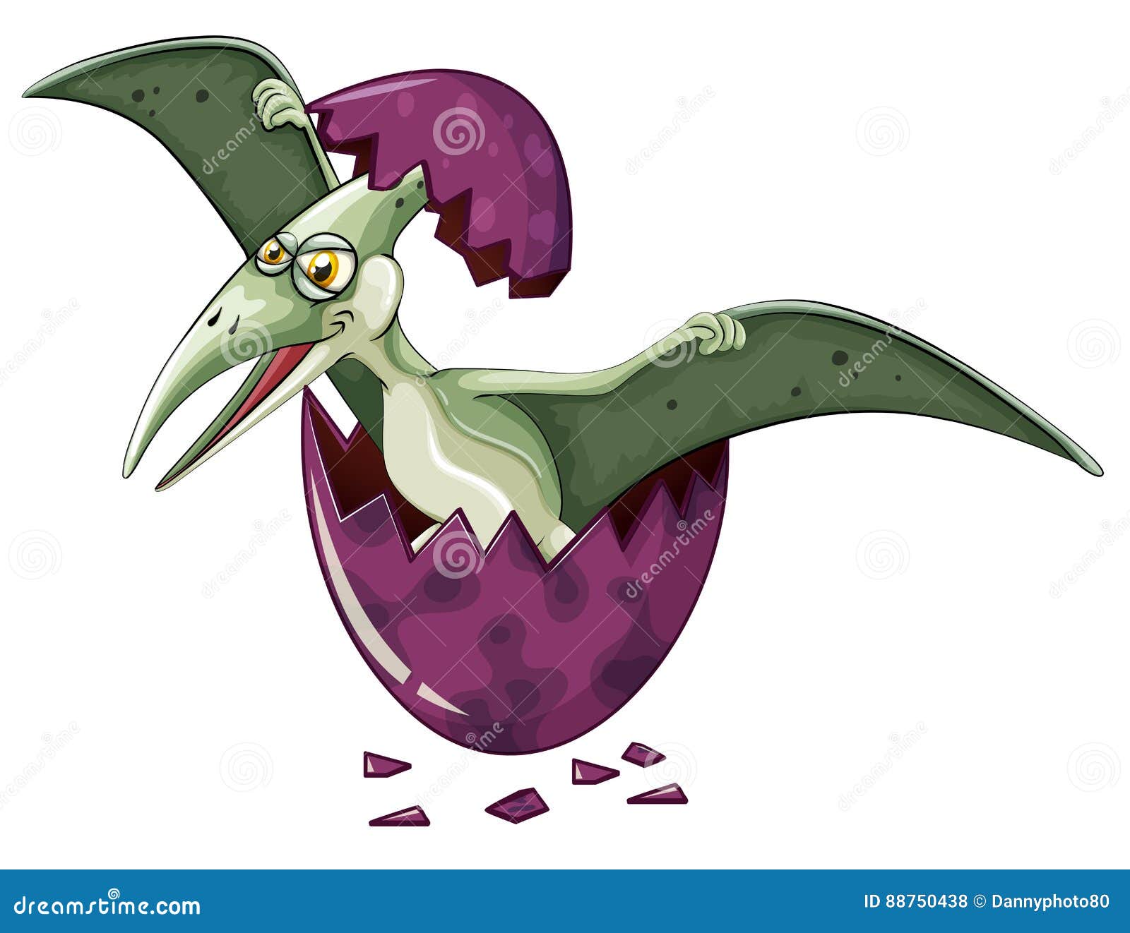鸡蛋收藏中的可爱卡通恐龙 向量例证. 插画 包括有 é€—äººå, å©, œçˆ±, é¾™, å ¯ç¬‘ - 160446171