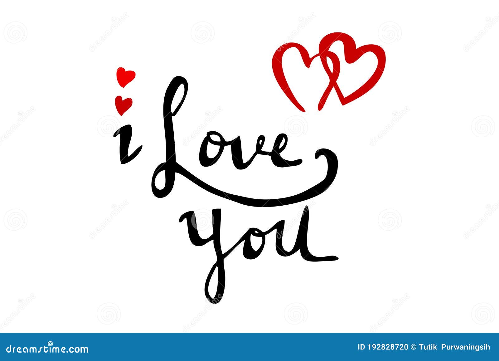 手绘I Love You字体设计图__卡通设计_广告设计_设计图库_昵图网nipic.com