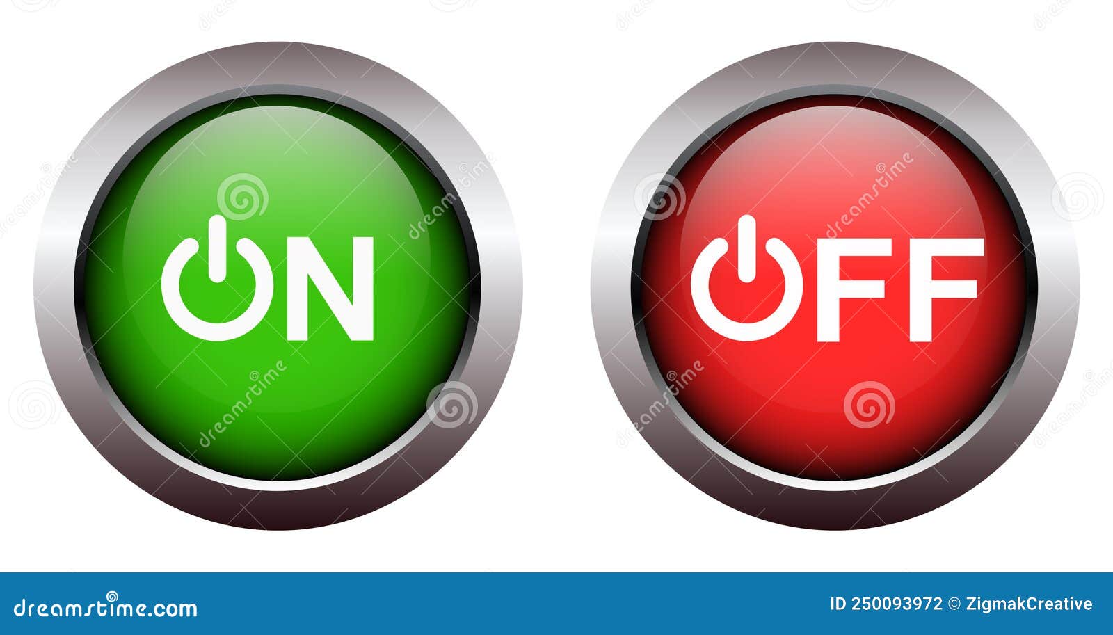 On Off button vectors 205878 Vector Art at Vecteezy