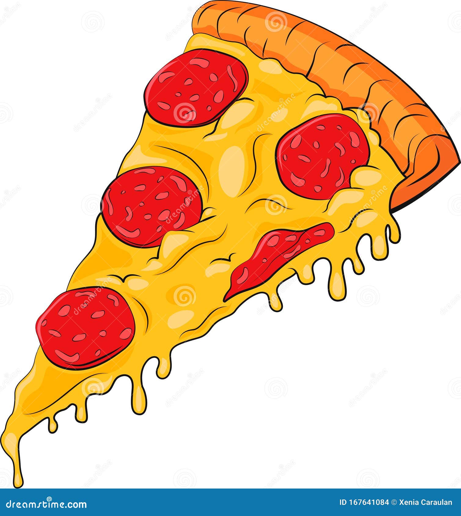意大利披萨的向量集切片插画图片素材_ID:310115077-Veer图库