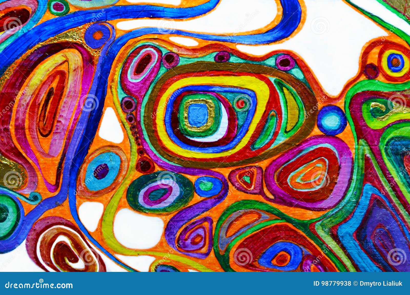 抽象艺术背景。画布上的油画。-