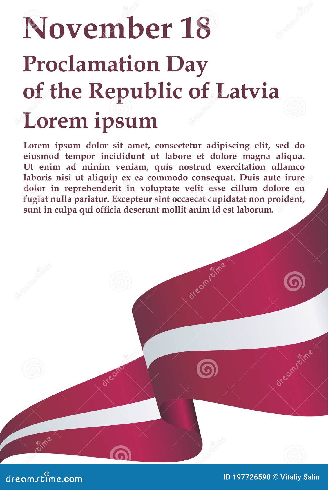 拉脱维亚共和国国旗 矢量图插图 向量例证. 插画 包括有 节假日, 欧洲, 设计, 国家（地区）, 标记 - 199799582