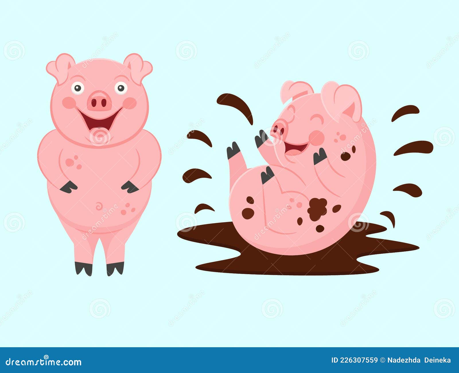 绘本《小猪不洗澡》|插画|儿童插画|董美红 - 原创作品 - 站酷 (ZCOOL)