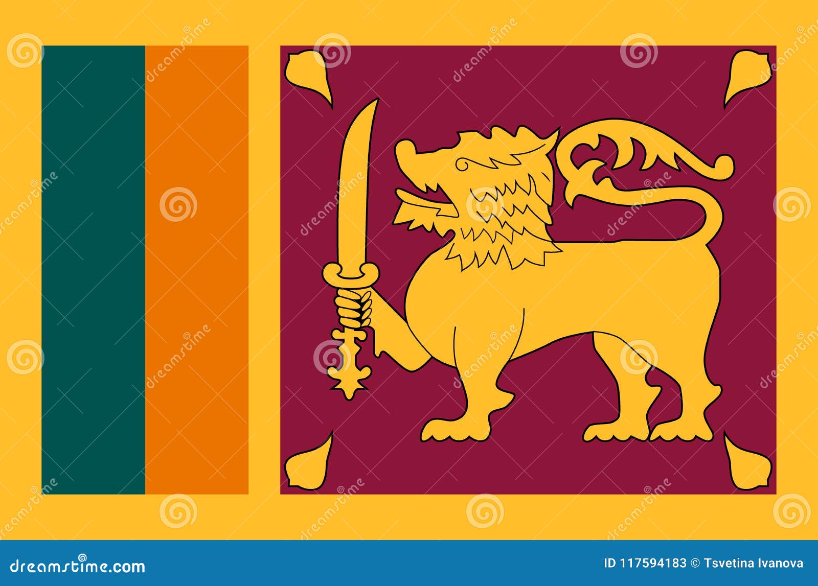 Srilanka Flag Clipart - Get Images One