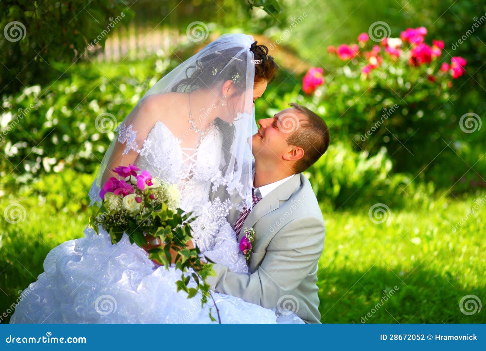 惊人的时髦的逗人喜爱的新郎和新娘在backgrou亲吻 库存图片 - 图片 包括有 喜悦, 活动: 66128389