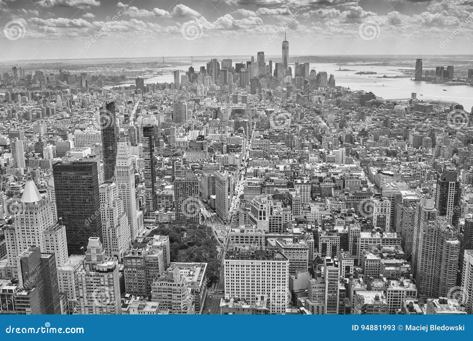 纽约黑白风景 - 个性壁纸