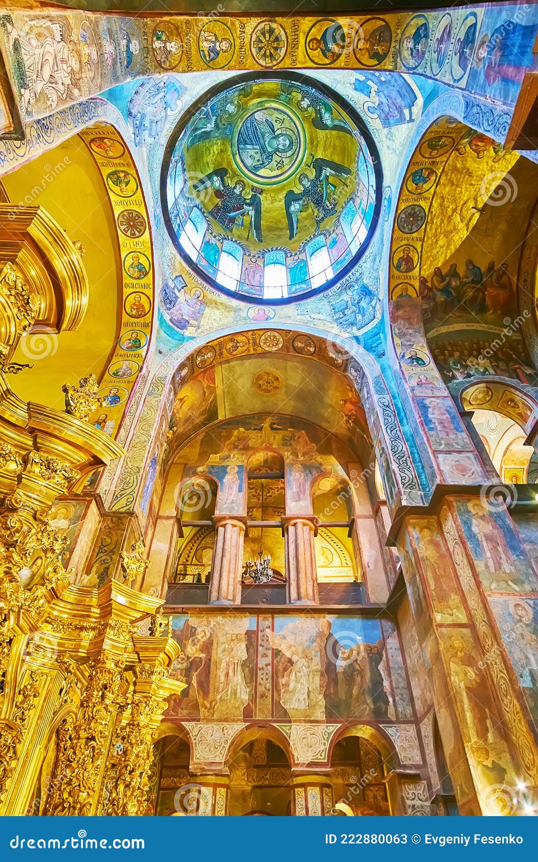 5月18日,乌克兰基辅圣索菲亚大教堂的壁画和马赛克画编辑类库存 5月18日,乌克兰基辅圣索菲亚大教堂的壁画和马赛克画编辑类库存