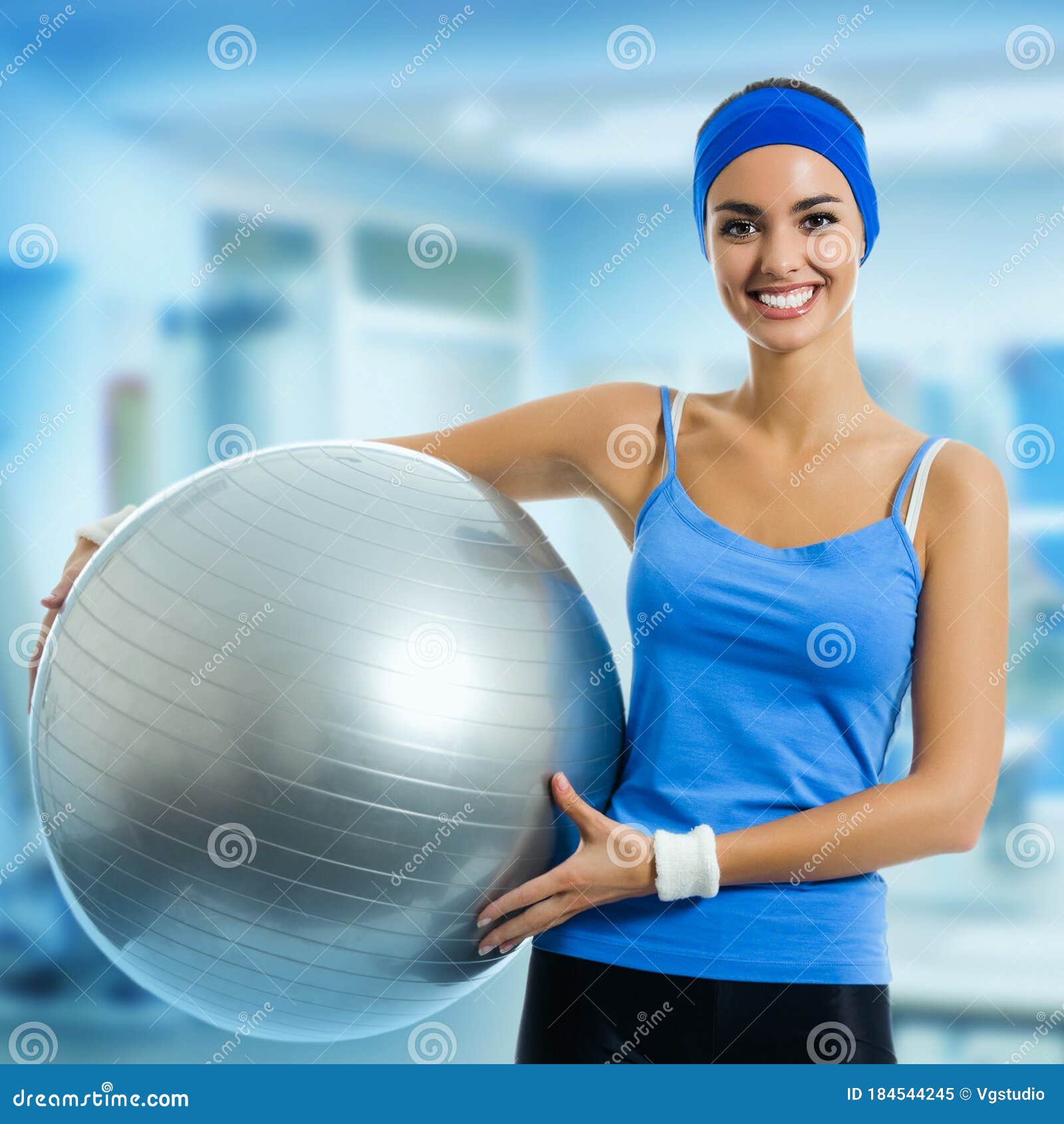 SPIRIT TCR - 瑜珈健身球 55cm - 藍 - 薪動健康科技有限公司