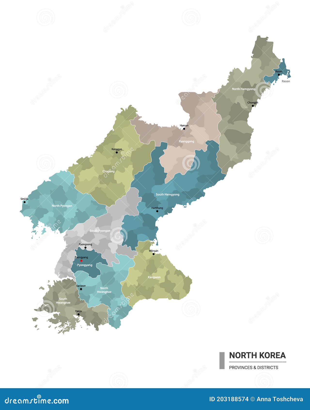 方舆 - 万国区划 - 朝鲜对内版地图之2016《朝鲜行政区域图》 - Powered by phpwind