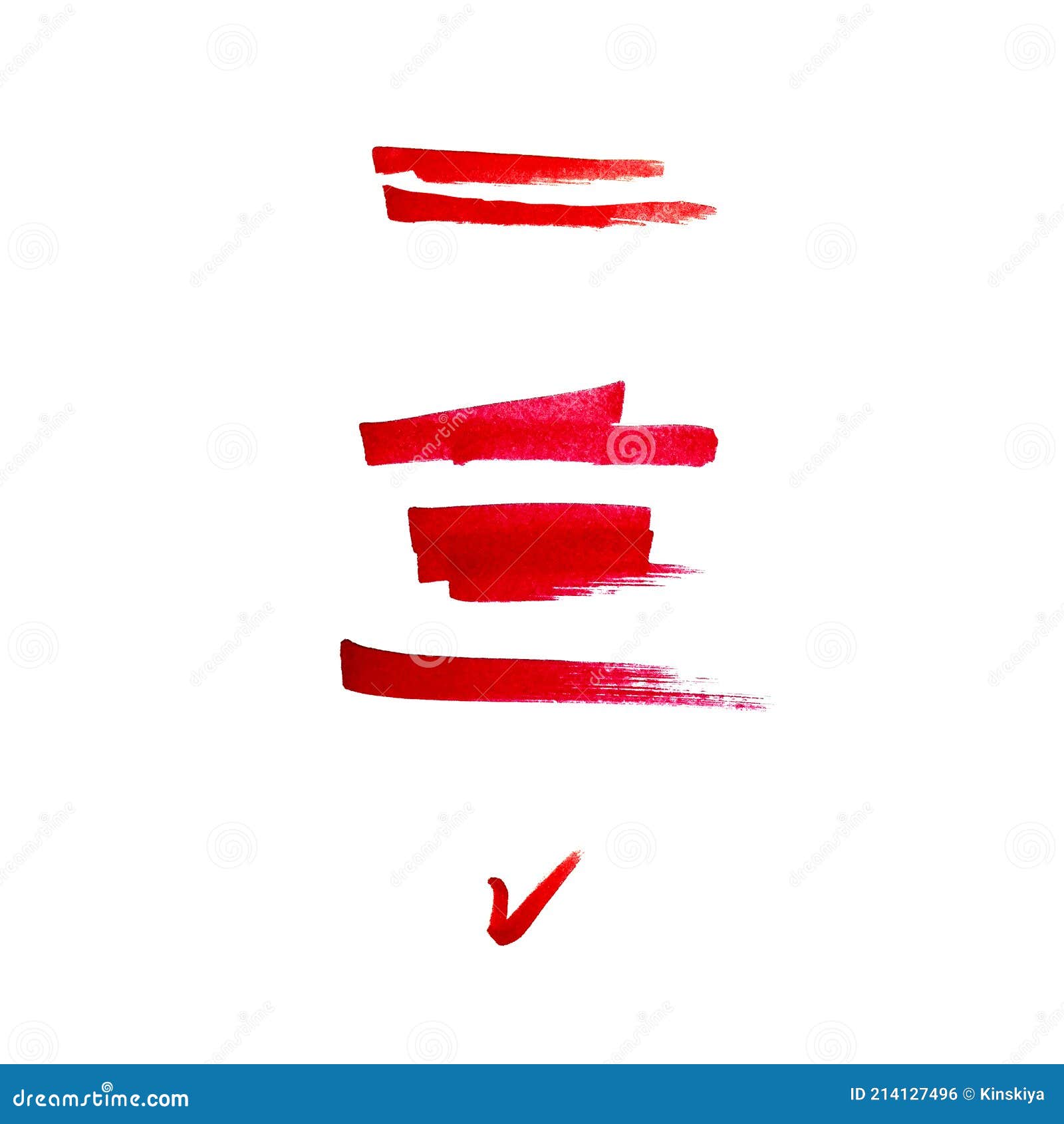 标记笔画横幅. 格朗基红笔笔笔. 红色复选标记. 手绘线插图集 标记笔画横幅. 格朗基红笔笔笔. 红色复选标记. 手绘线插图集