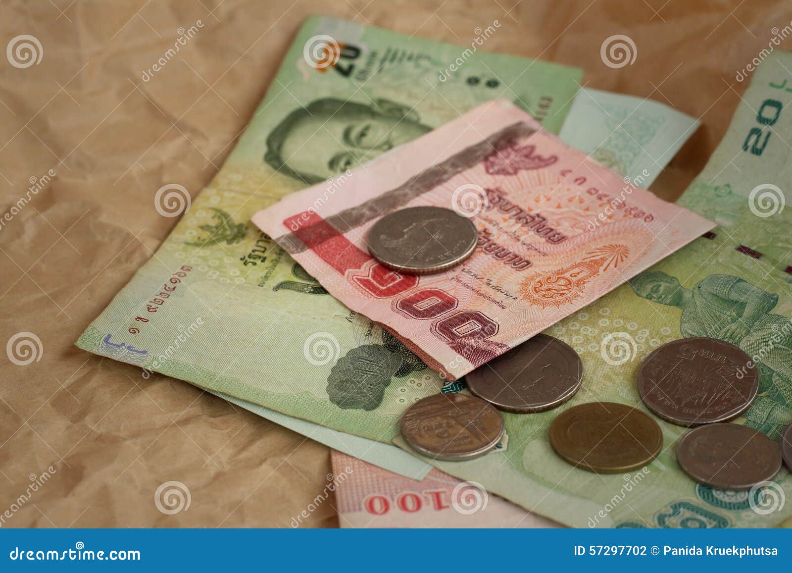 泰铢纸币,老挝纸币 - 伤感说说吧