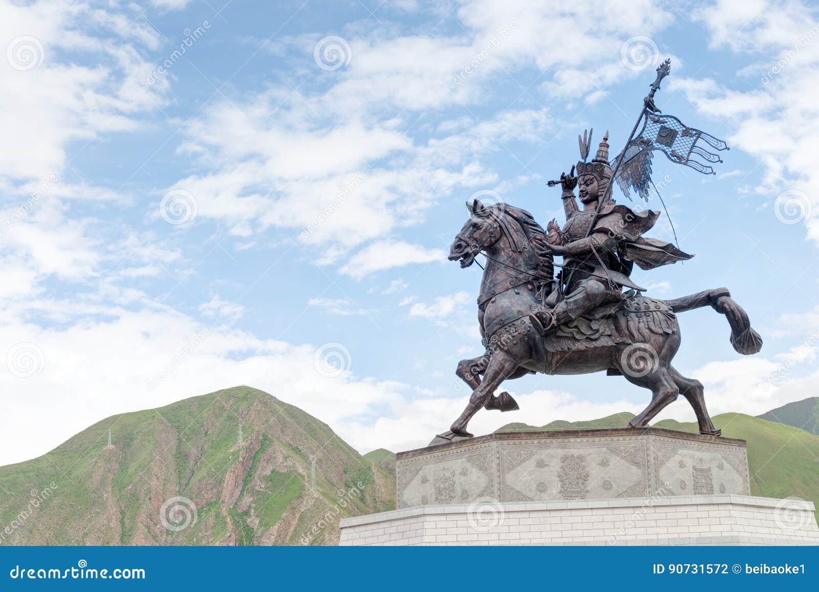重磅丨甘孜格萨尔文化城效果图首次曝光，“格萨尔王三十员大将寨子”拔地而起（附航拍）