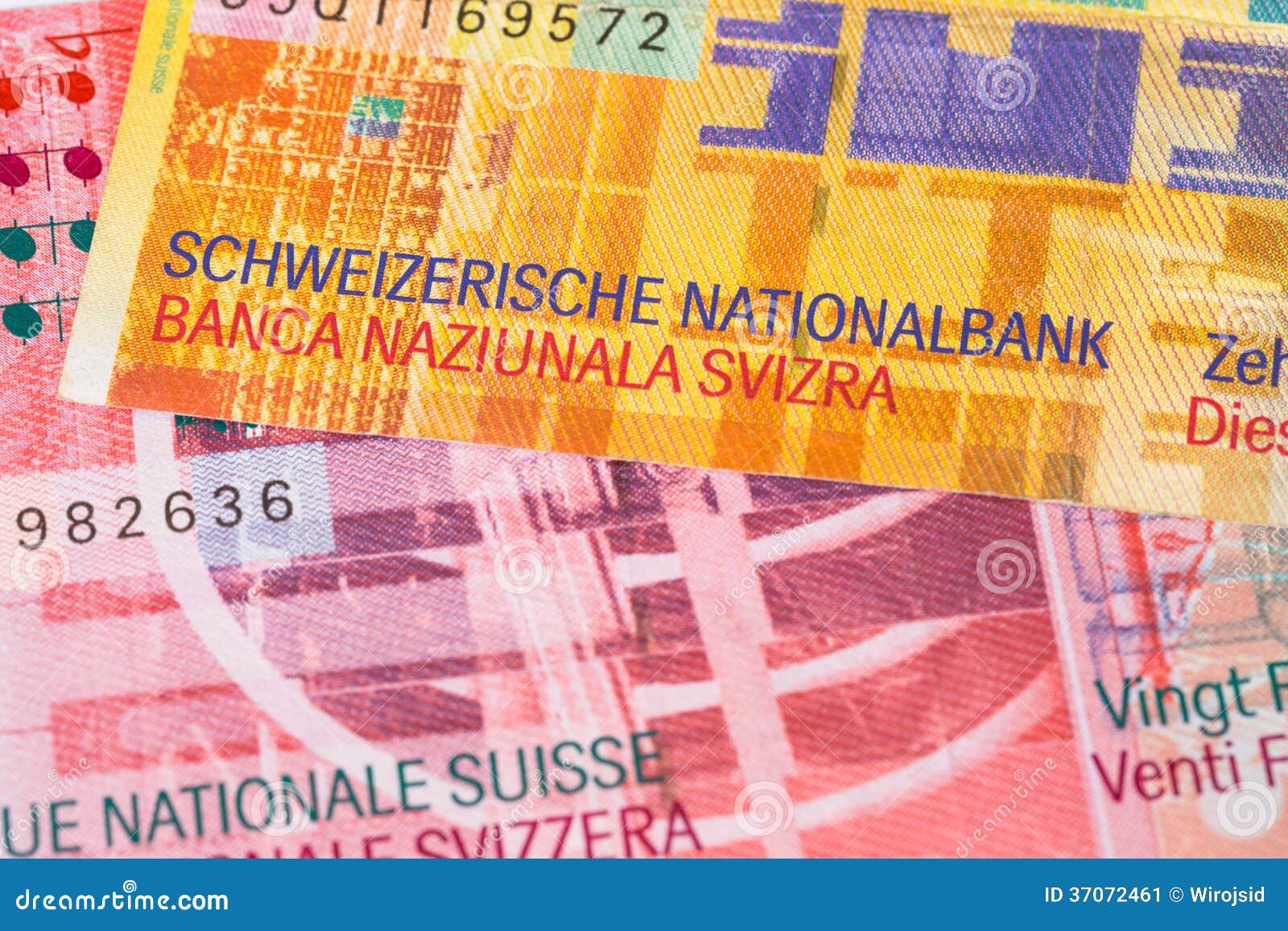 Swiss Currency Banknotes And Coins Royalty-Free Stock Photography ...