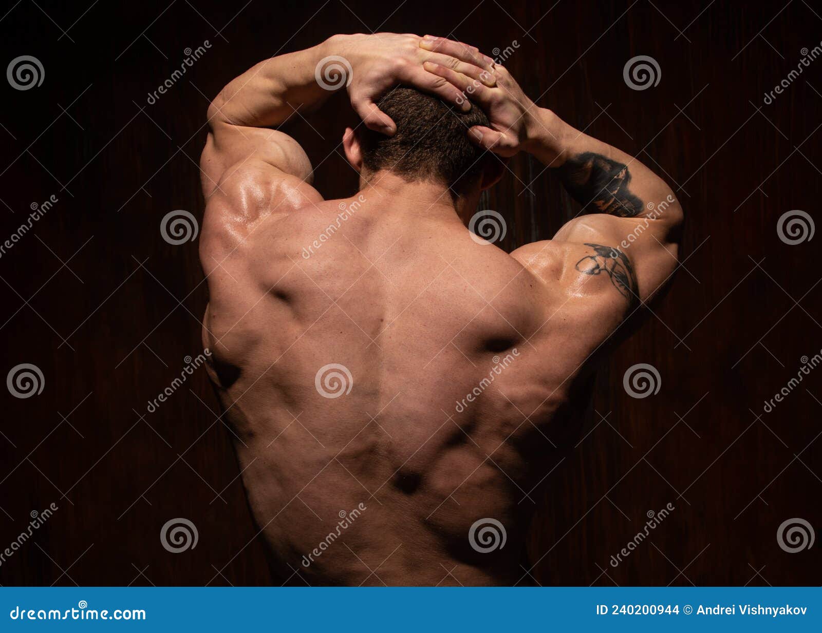 男后背 库存图片. 图片 包括有 肌肉, 定调子, 强壮男子, 男人, 阳刚之气, 健康, 严格, 力量 - 207443459