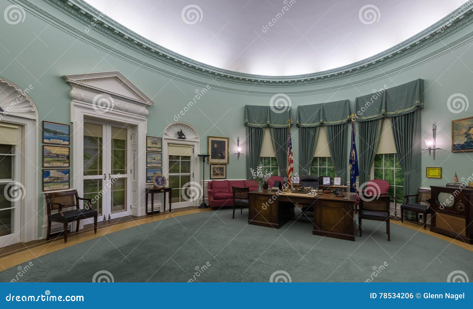 美国白宫 总统府邸 总统办公室 会议室 园林 议事厅 秘书室模型-现代场景模型库-Unreal Engine模型下载-cg模型网
