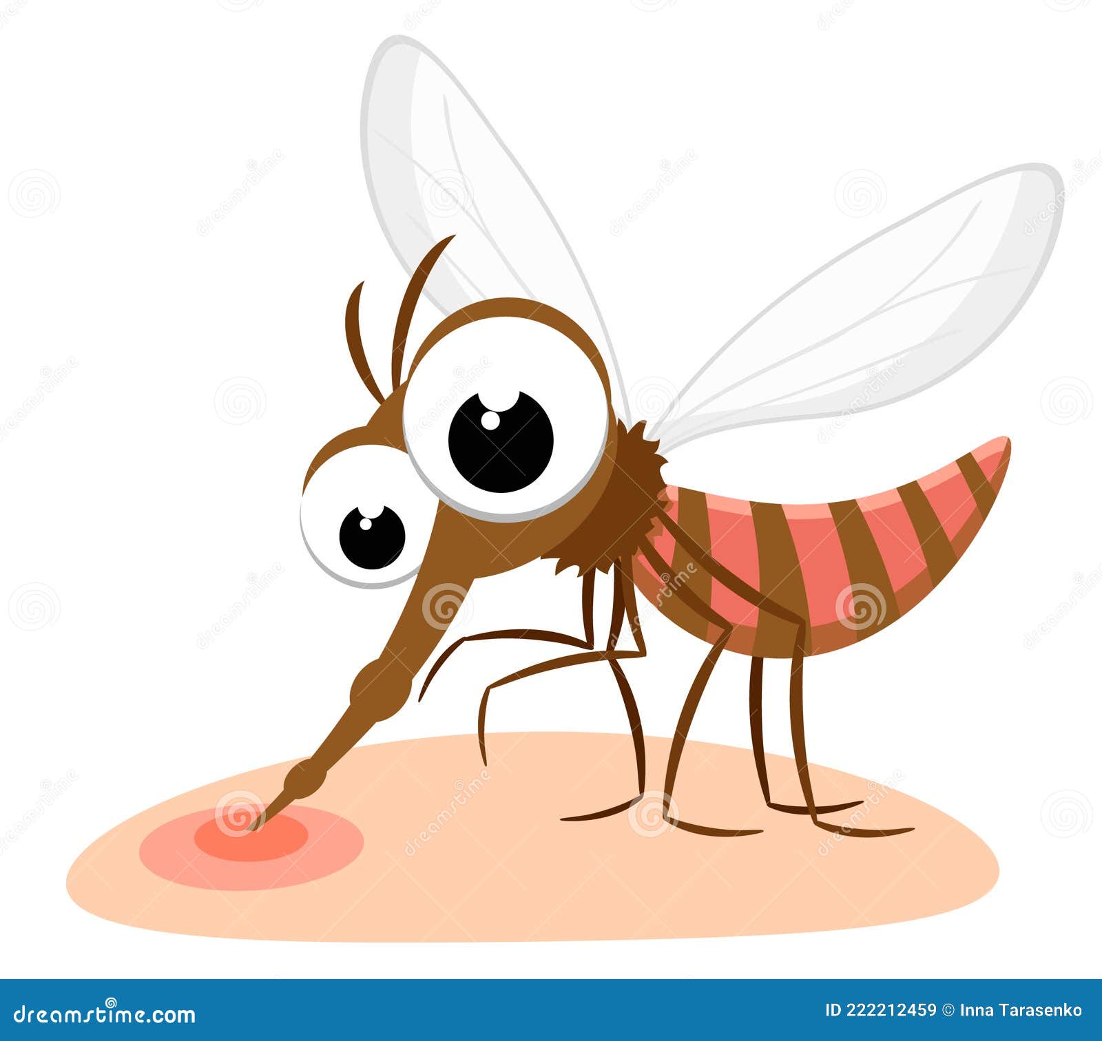簡約卡通矢量夏日昆蟲蚊子蟲子 咬插畫元素, 一隻蚊子, 蚊蟲咬, 手繪蚊子素材圖案，PSD和PNG圖片免費下載