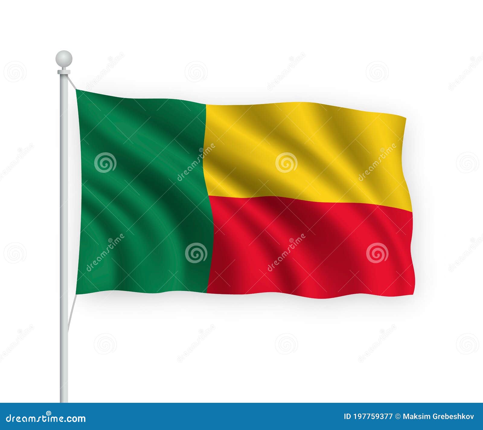 贝宁和加纳国旗。向量。插画图片素材_ID:160907975-Veer图库