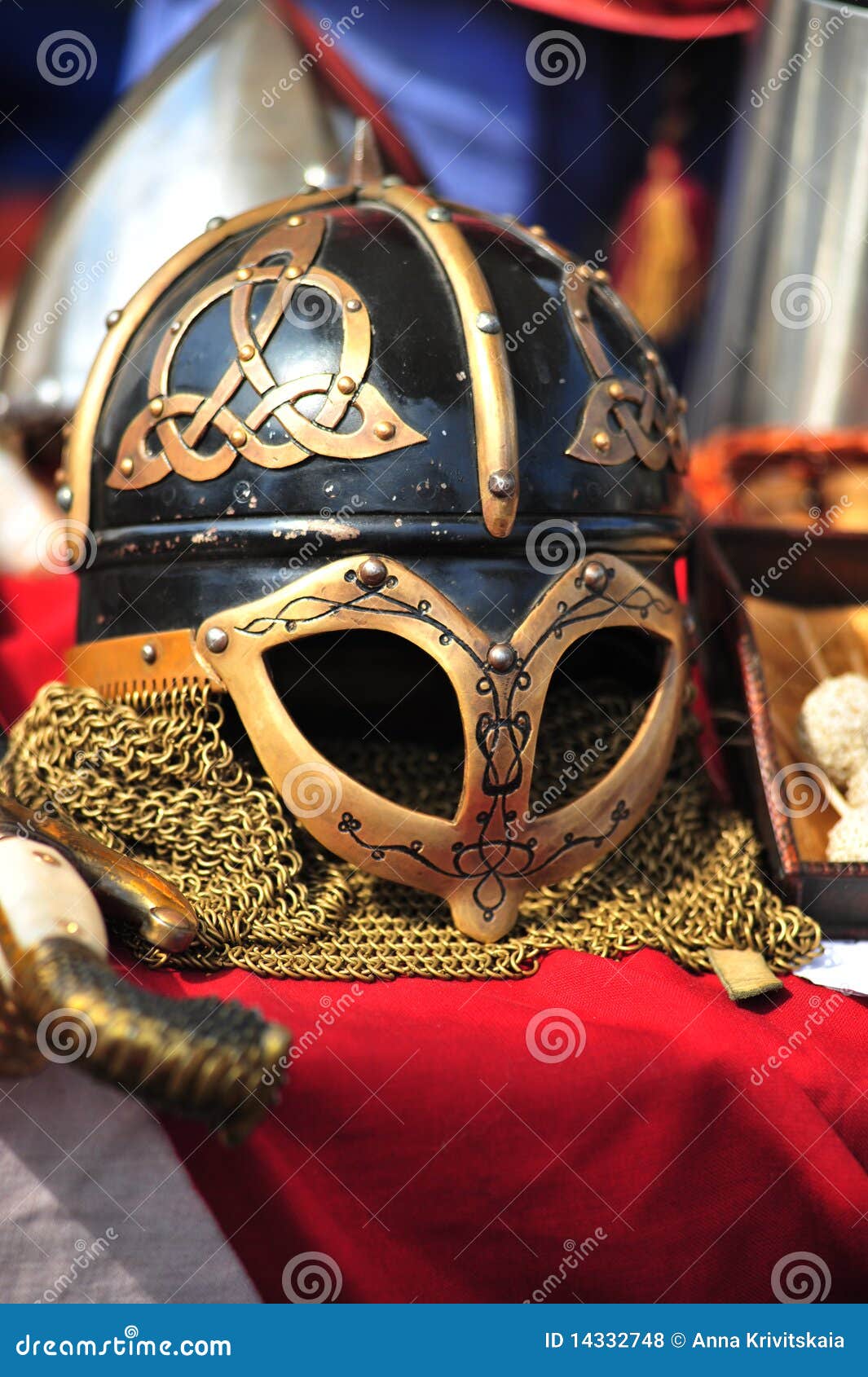盔甲北欧海盗. 古老凯尔特盔甲装饰品北欧海盗