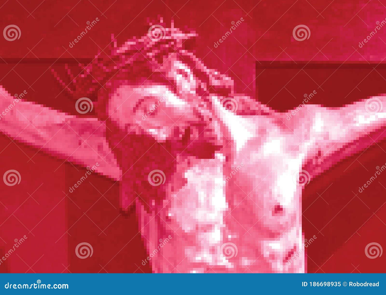 耶稣基督被钉十字架, 石头雕塑. — 图库照片©goldenshrimp＃183473820