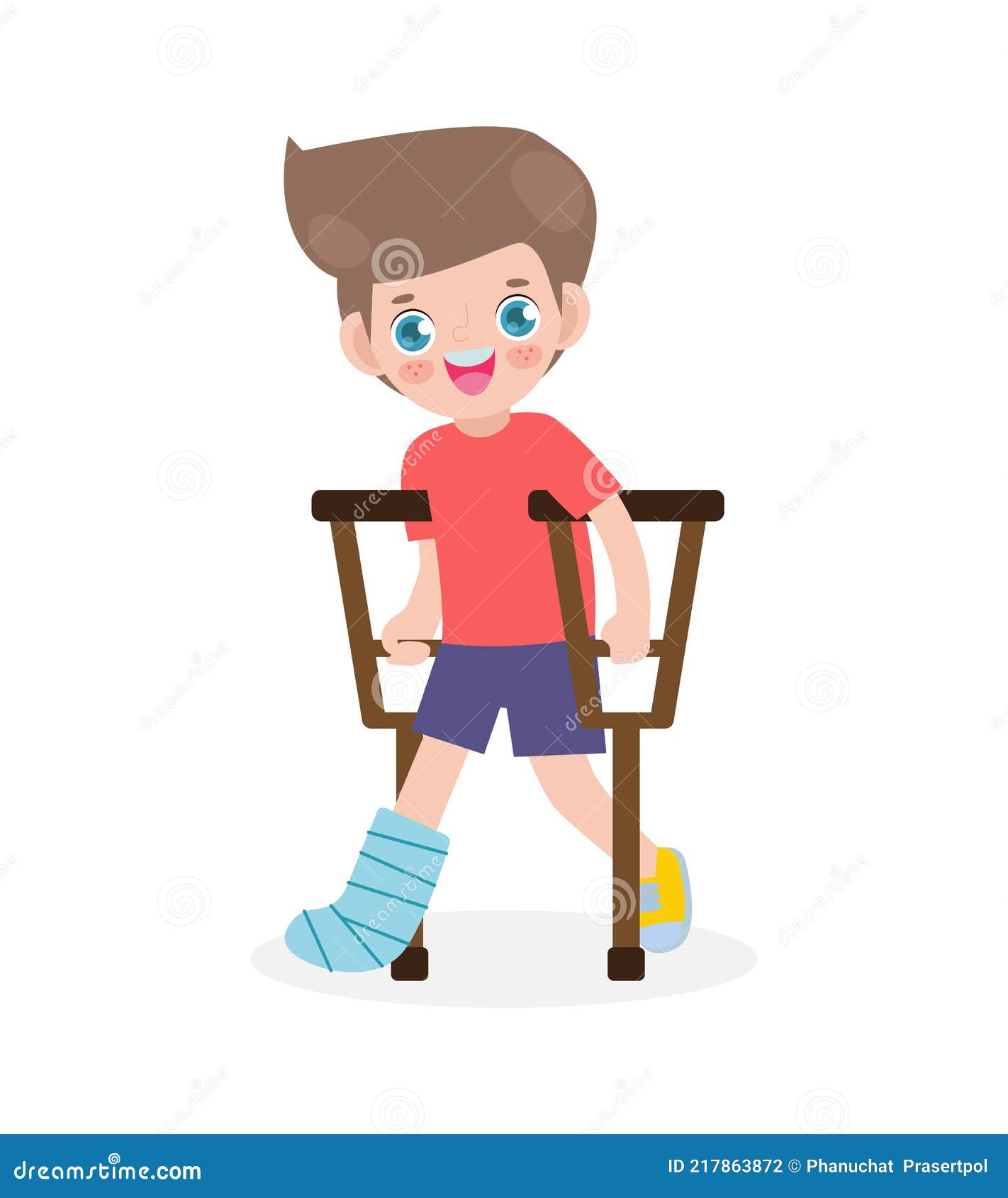 年轻人有膝盖痛，腿痛在白色背景上的平面设计。男性用手触碰膝盖。向量。插画图片素材_ID:428385035-Veer图库