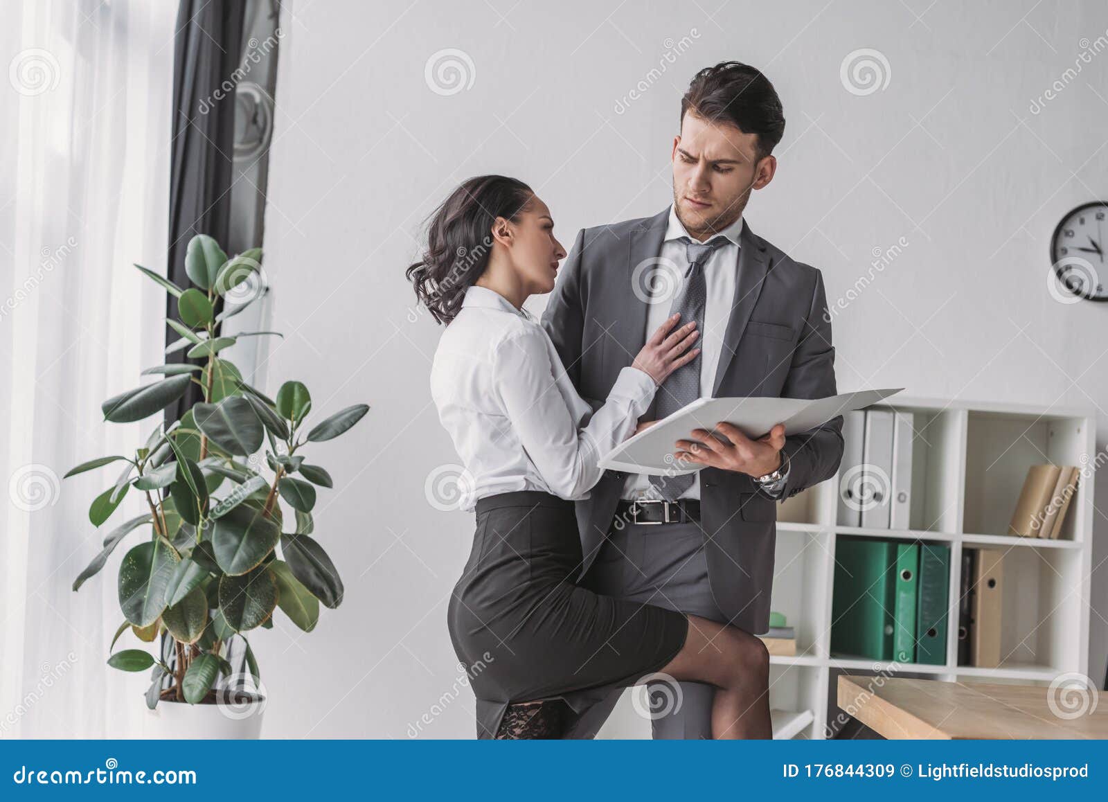 Women In The Workplace Knock On The General Managers Office Doo Picture ...