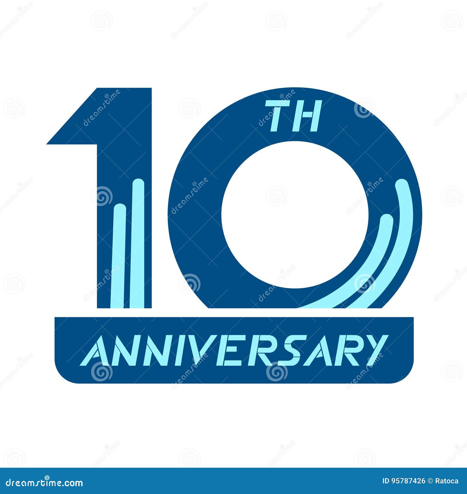 第10个周年标志 向量例证. 插画 包括有 模板, 生日, 空白, 图标, 图象, 几年, 密封, 略写法 - 95787426
