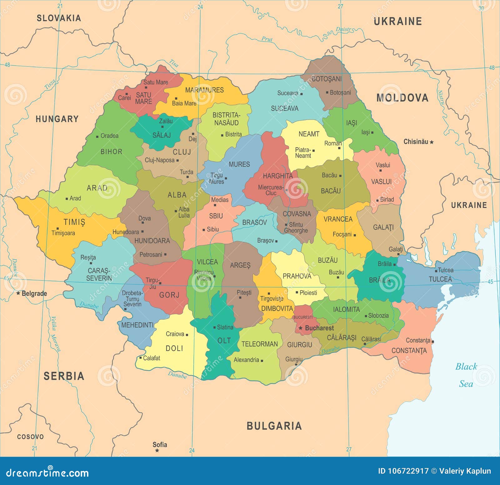 罗马尼亚世界地图_罗马尼亚地理位置 - 随意云