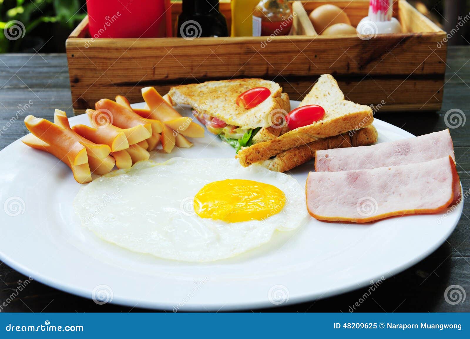 美国早餐 免版税库存图片 - 图片: 23021616