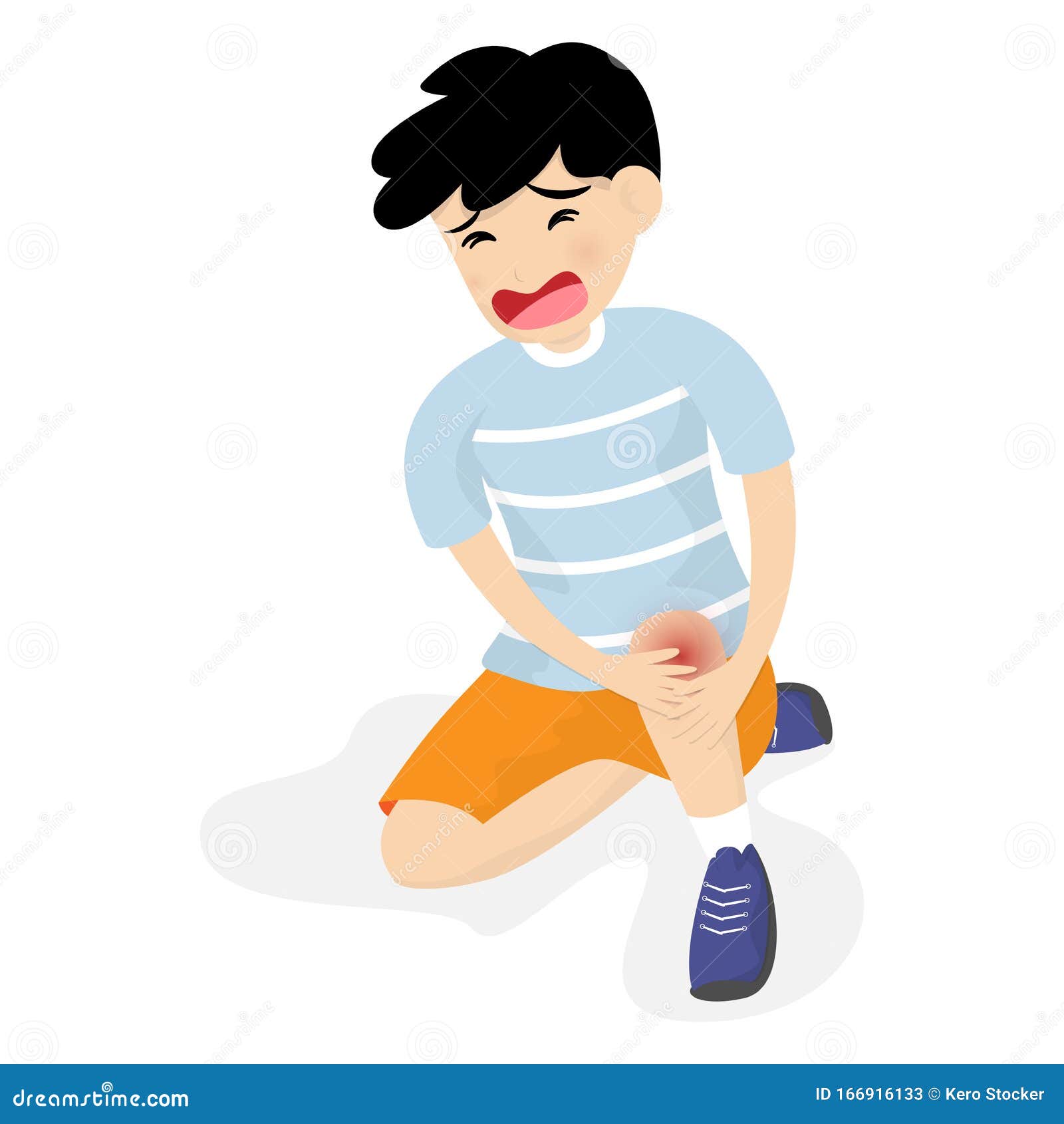 Fell PNG Picture, Boy Fell And Bleeds, Lovely, Boy, Fall PNG Image For Free Download