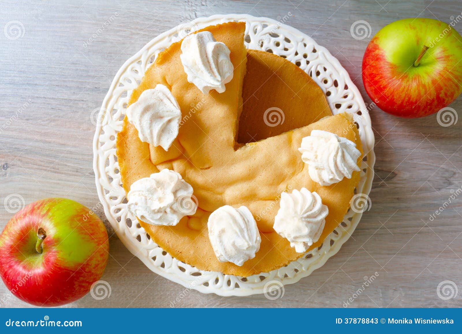 Mia's Kitchen: 青苹果果仁蛋糕 Fresh Apple Torte
