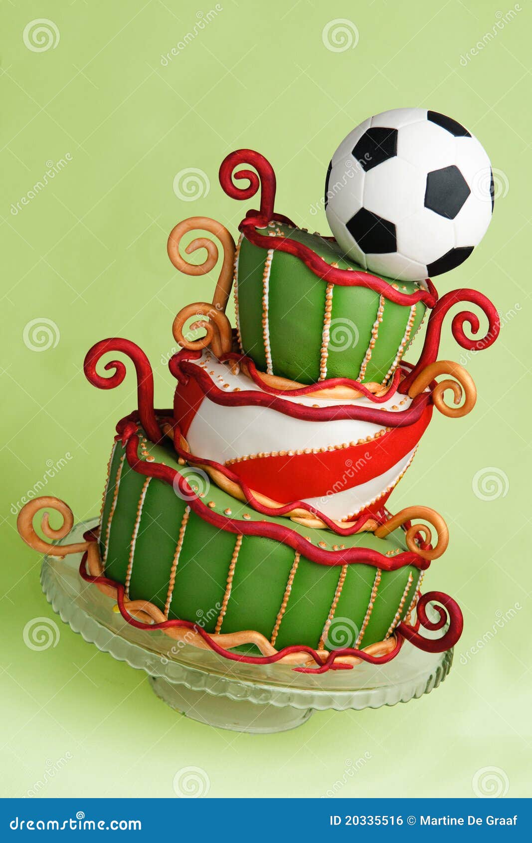 微笑的彩虹: Football Jelly Cake 足球队燕菜生日蛋糕