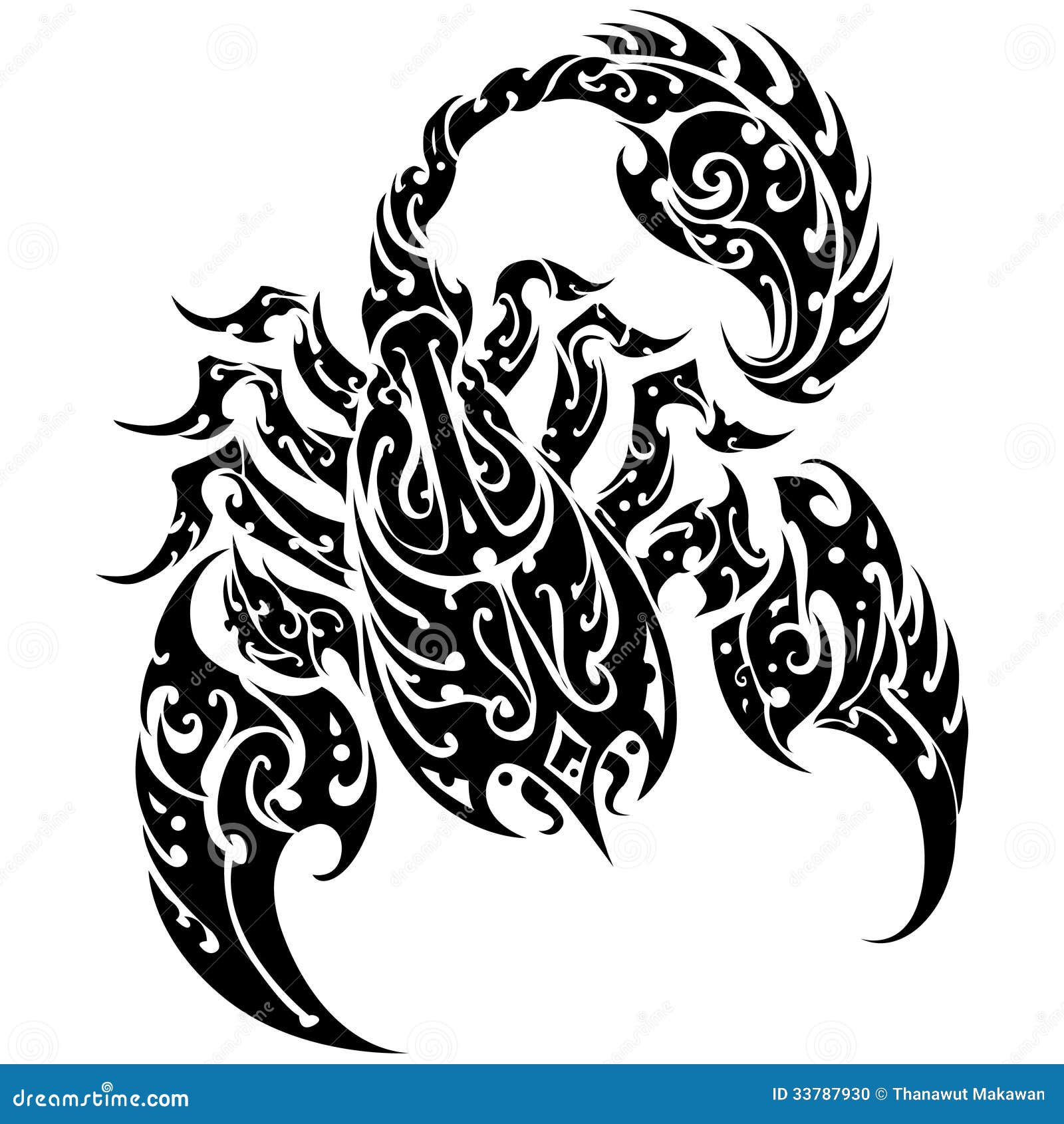 蝎子图案图片素材-编号40220561-图行天下